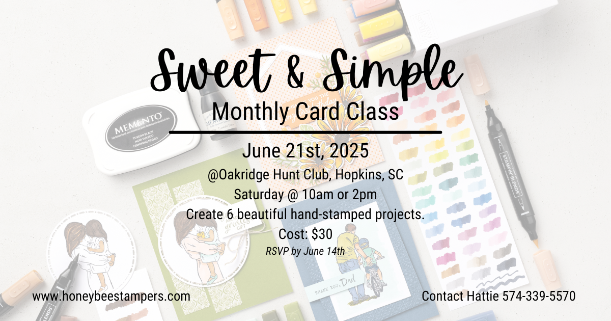 Sweet & Simple June 25 slide