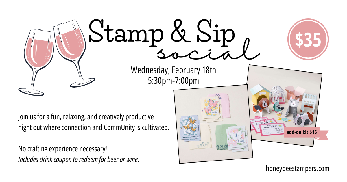 February Stamp & Sip slide