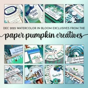 December 2025 Watercolor in Bloom Tutorial Bundle