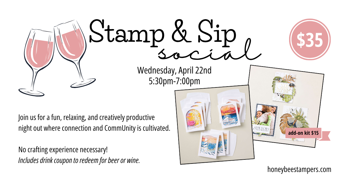 April Stamp & Sip slide